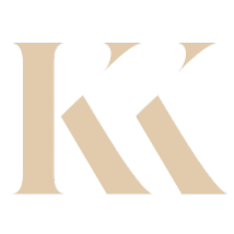 Logo de thekpic, deux lettres K en marron côte à côte